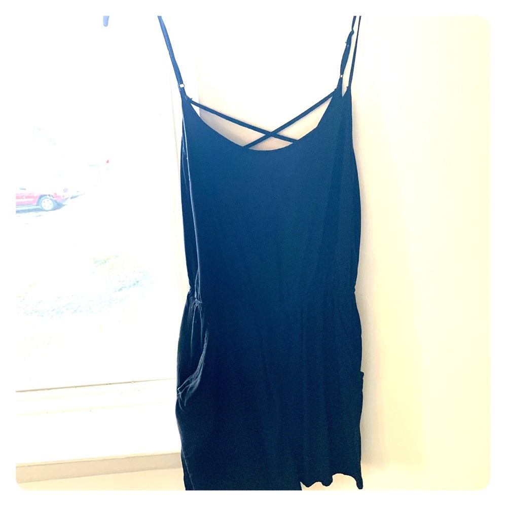 Black Summer Romper
